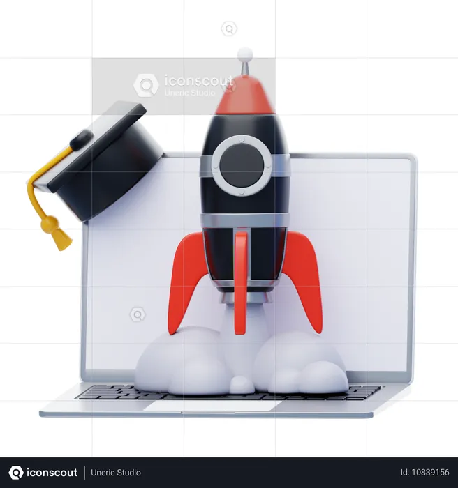 EdTech Startups  3D Icon