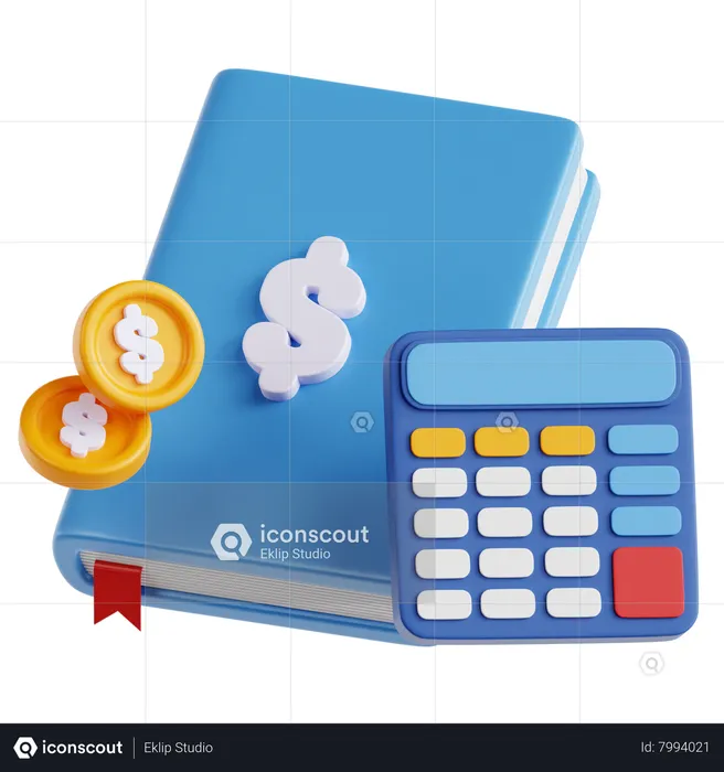 Educación financiera  3D Icon