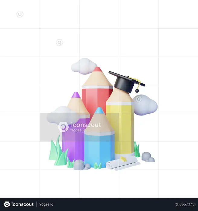 Education  3D Icon