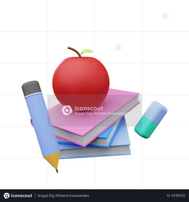 Education  3D Illustration