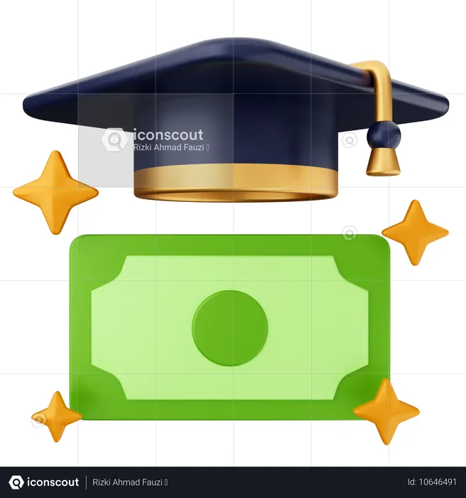 Éducation monétaire  3D Icon