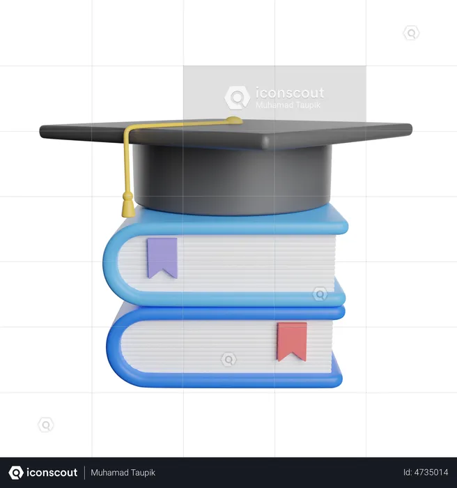 Education Book  3D Illustration