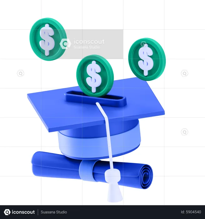 Education Budget  3D Icon