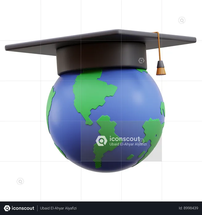 Education For All  3D Icon