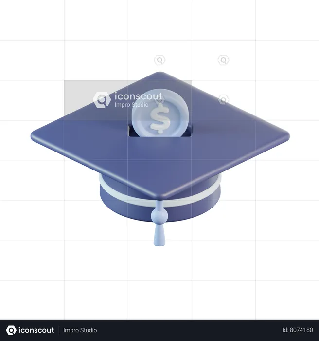 Education Investment  3D Icon