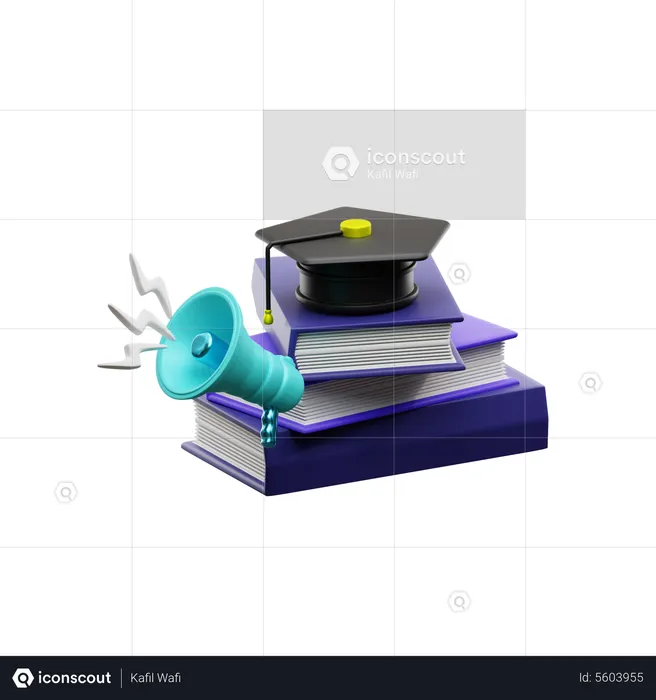 Education Marketing  3D Illustration