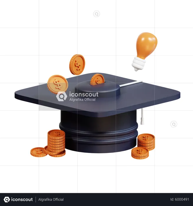Education Scholarship  3D Icon