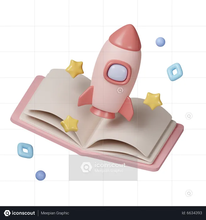 Education Startup  3D Icon
