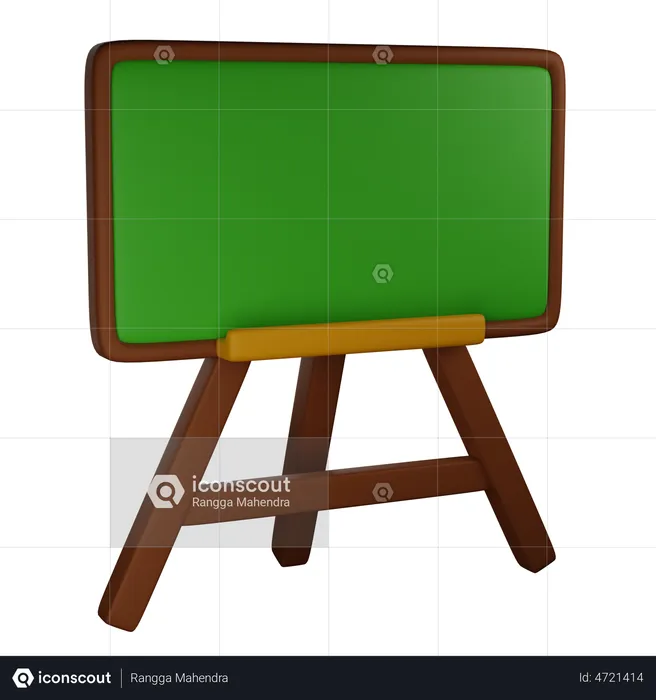 Educational Board  3D Illustration