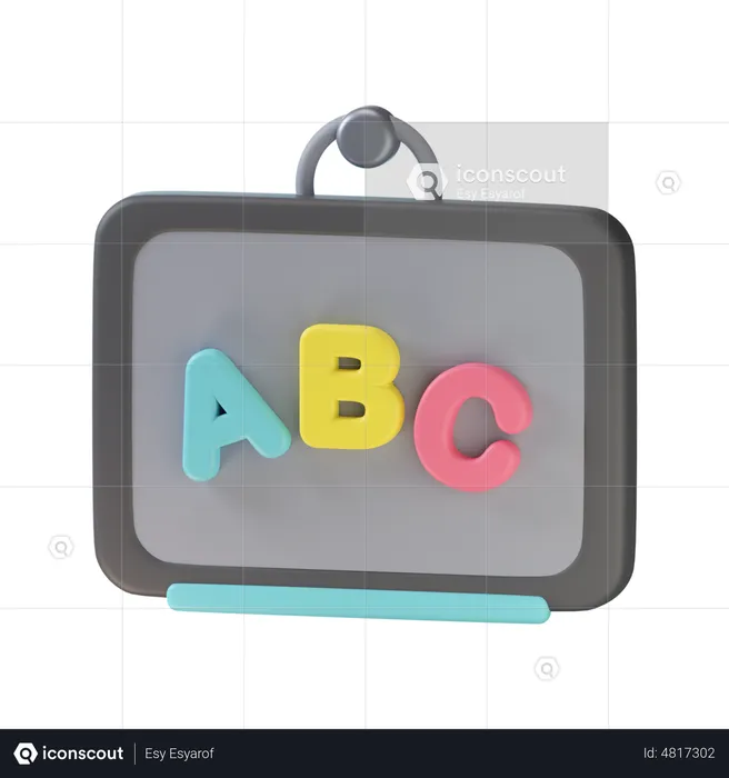 Educational Board  3D Icon