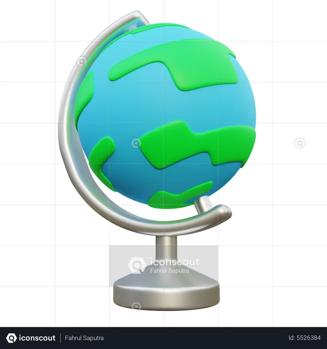 Educational Globe  3D Icon