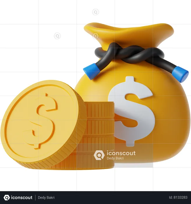 Dinero  3D Icon