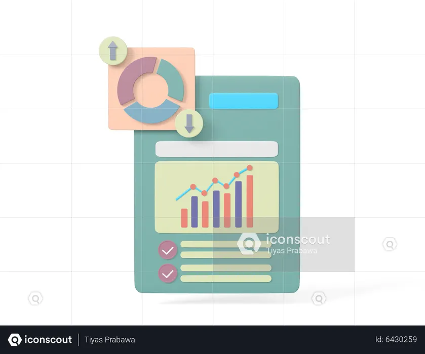 Effective Planning Report  3D Icon