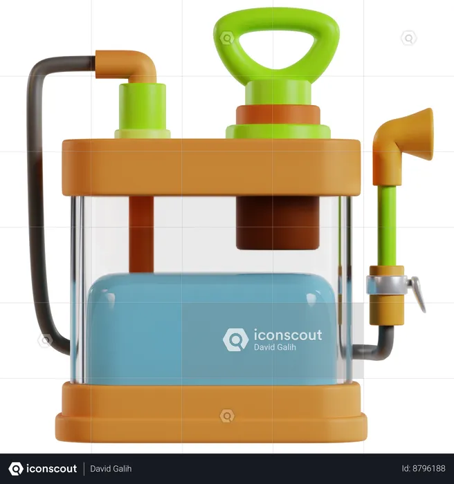 Efficient Pesticide Sprayer  3D Icon