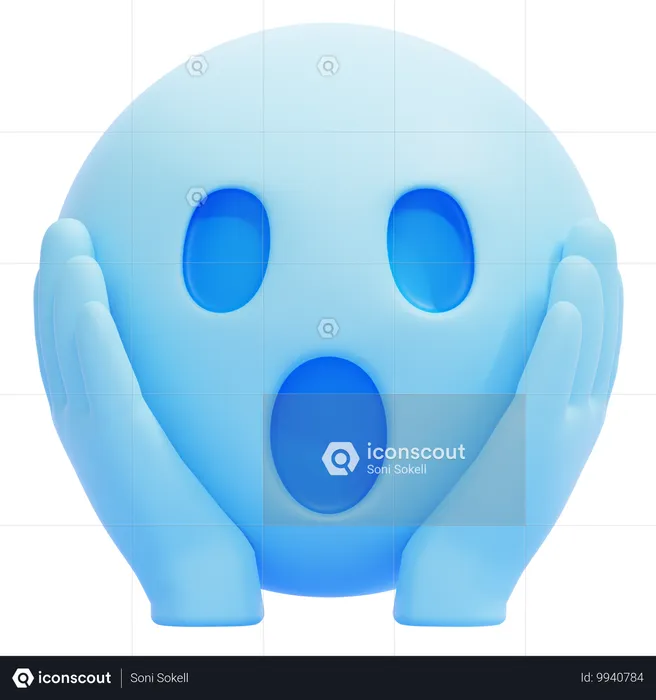 Emoji effrayant Emoji 3D Icon