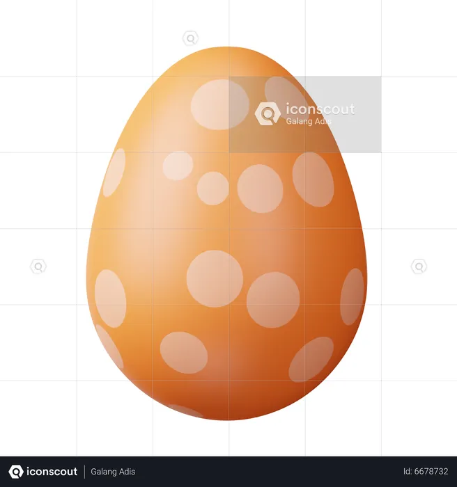 Egg 001  3D Icon