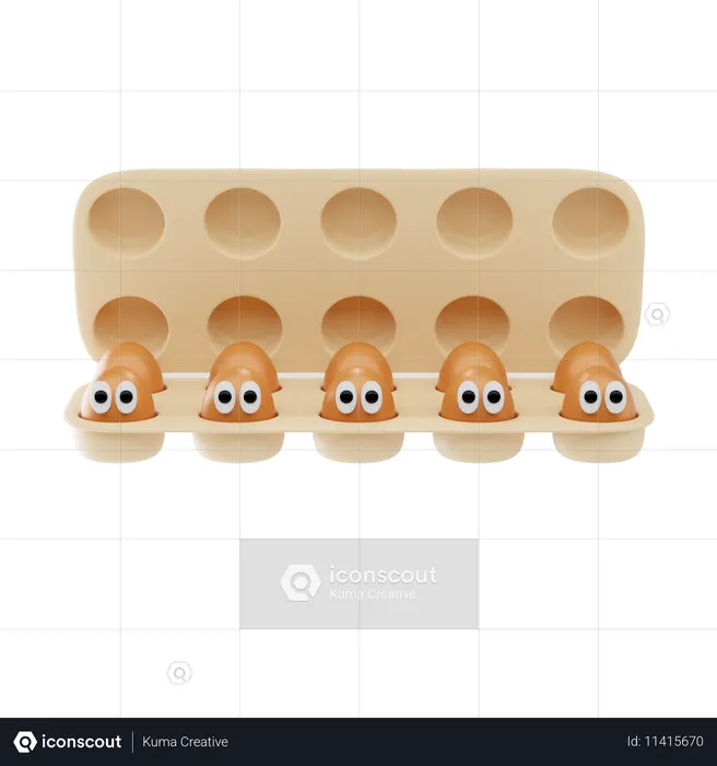 Egg  3D Icon