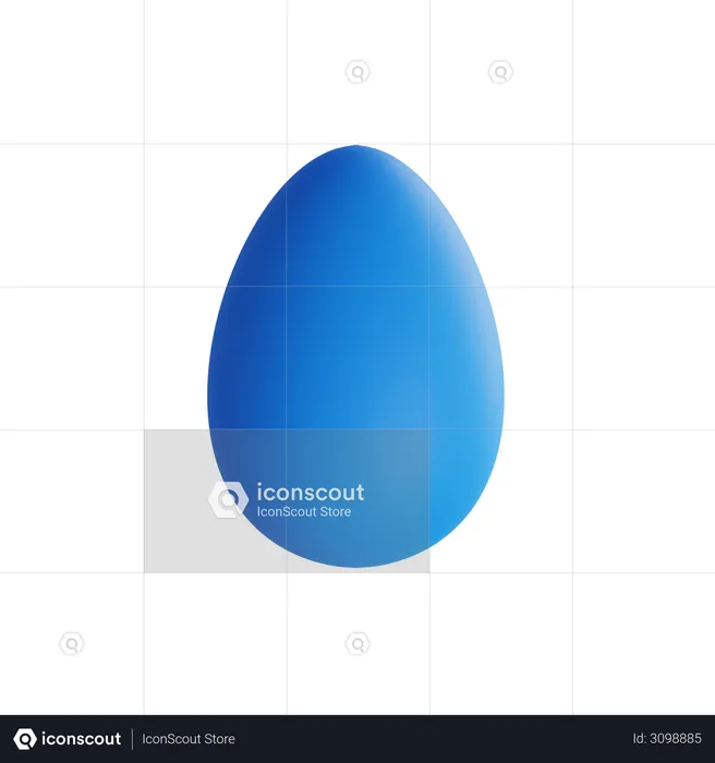 Egg  3D Illustration