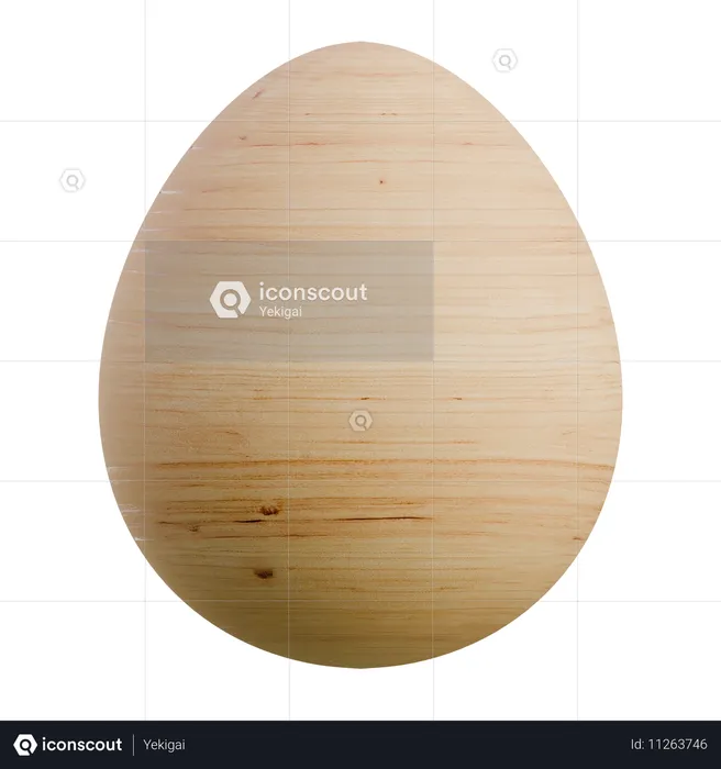 Egg  3D Icon