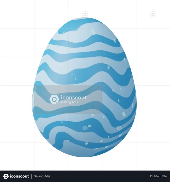 Egg  3D Icon