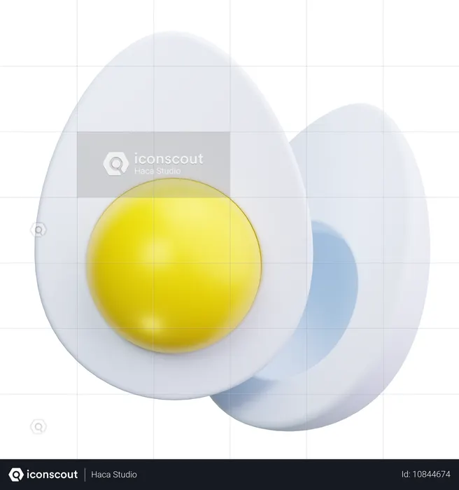Egg  3D Icon