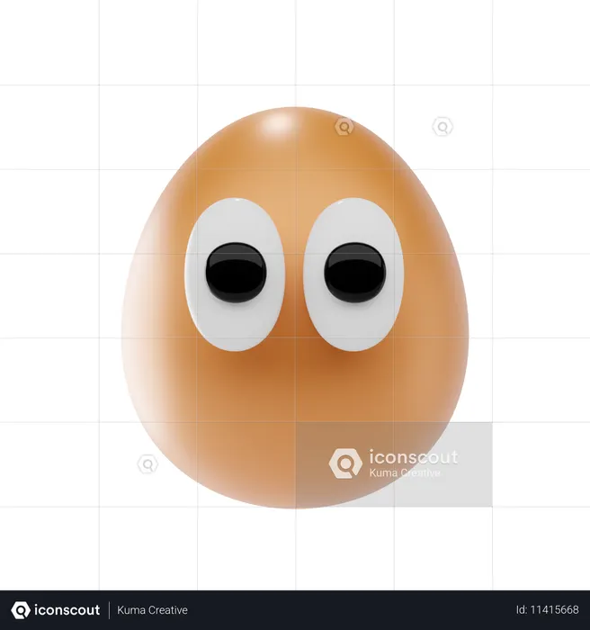 Egg  3D Icon