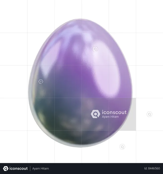 Egg  3D Icon