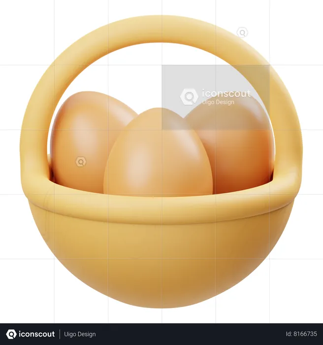 Egg  3D Icon