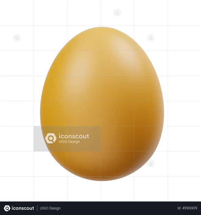 Egg  3D Icon