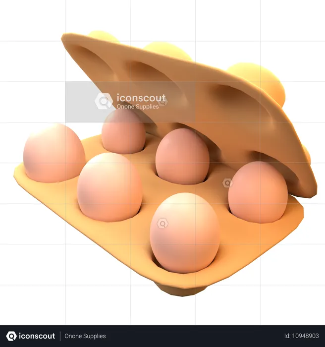 Egg  3D Icon