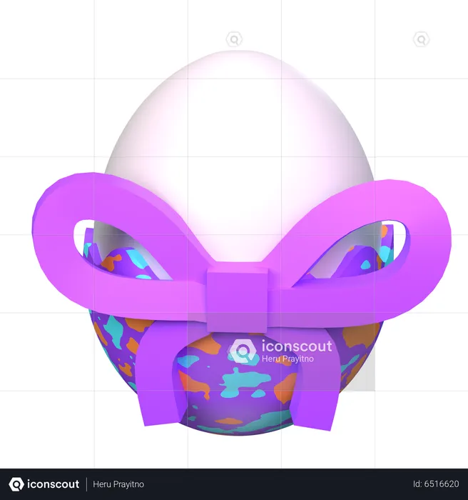 Egg Gift  3D Icon