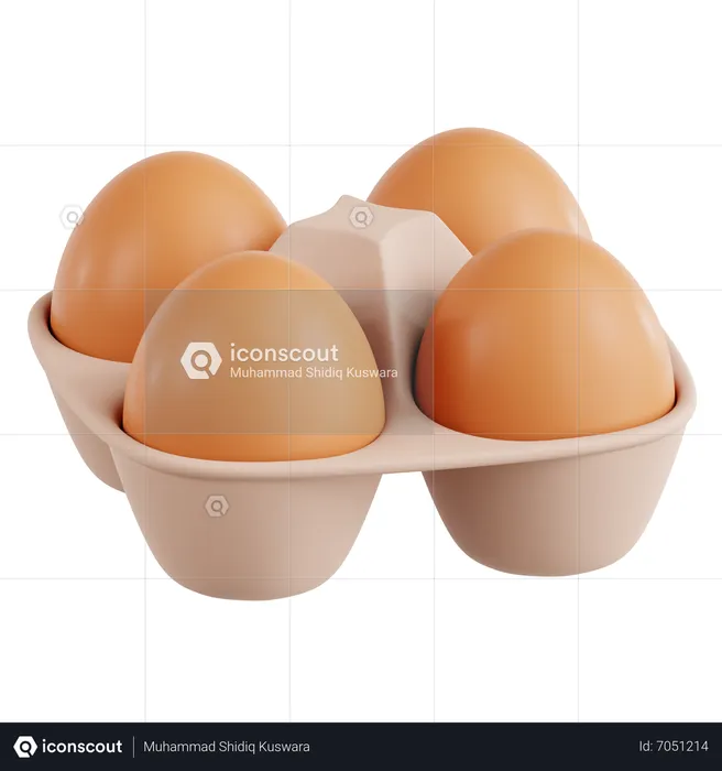 卵トレイ  3D Icon