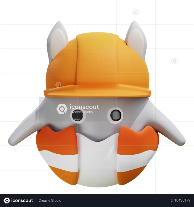 Eggbot Construction  3D Icon