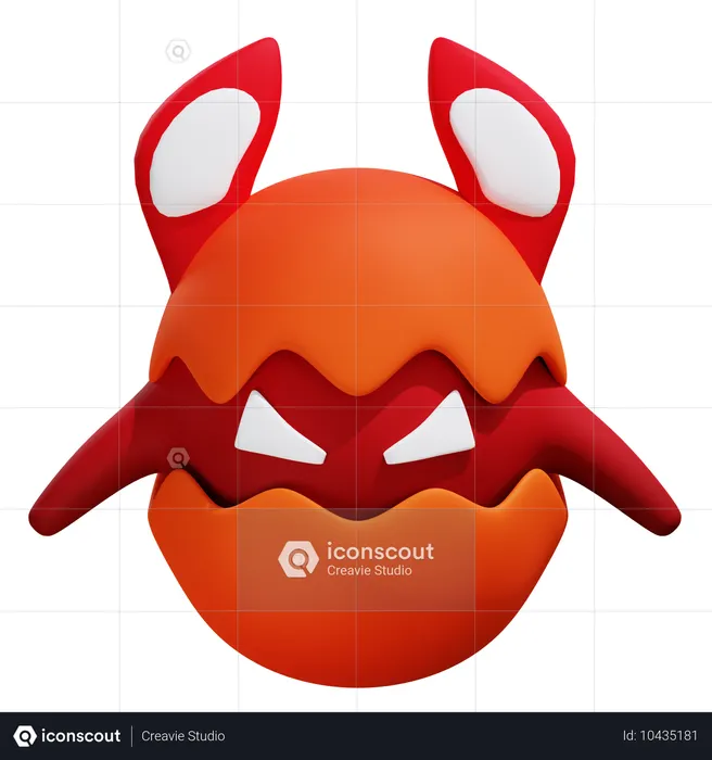 Eggbot enojado  3D Icon