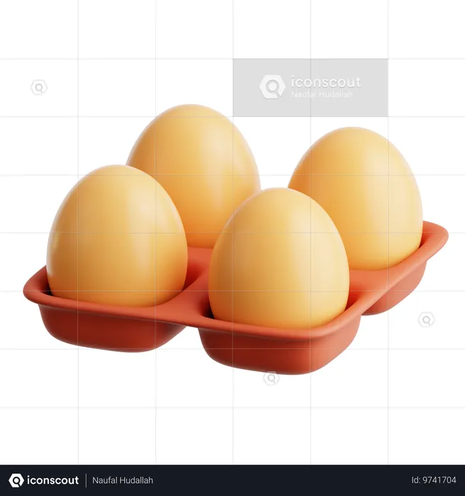 Eggs  3D Icon