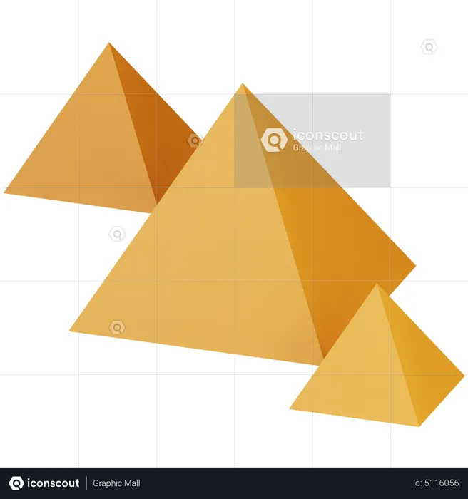 Egypt Pyramid  3D Icon