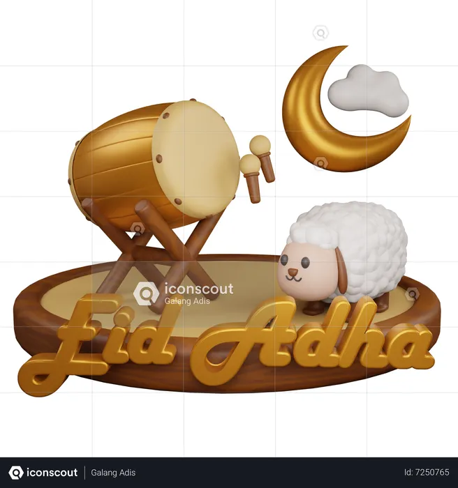 Eid Adha  3D Icon