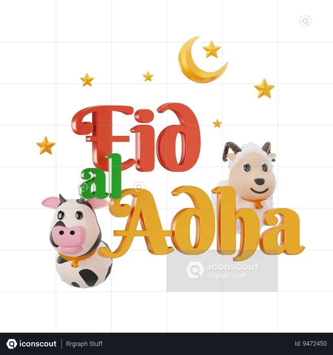 Eid al-Adha  3D Icon