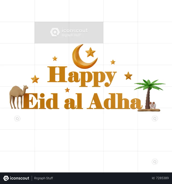 Eid Al Adha  3D Icon