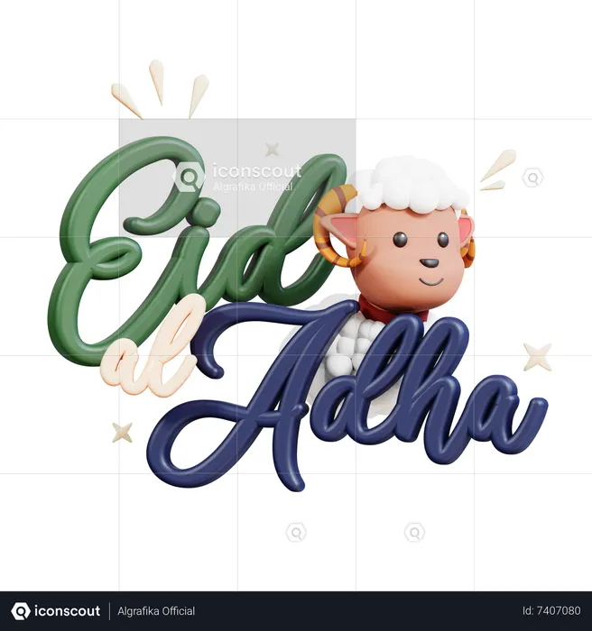 Eid Al Adha  3D Illustration