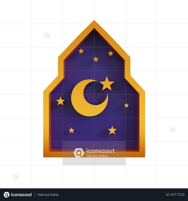 Eid Al Fitr  3D Icon