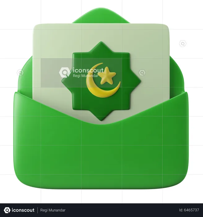 Eid Card  3D Icon