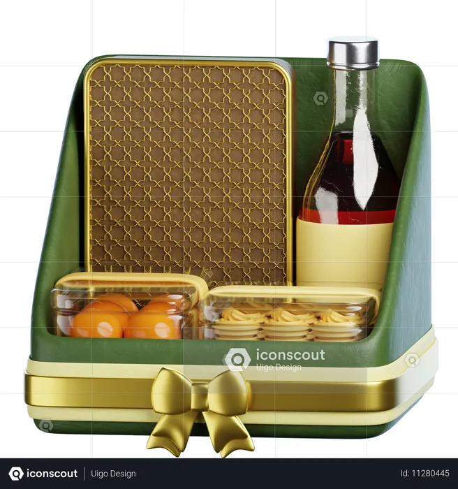 Eid Hampers Box  3D Icon