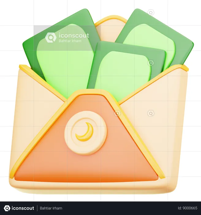 Eid Money Packet  3D Icon