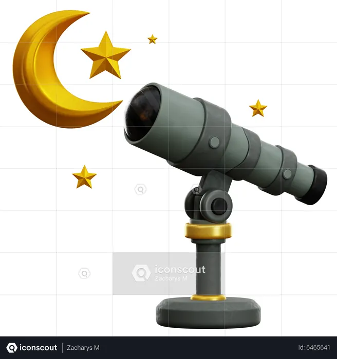 EID MOOD WITH STARS  3D Icon