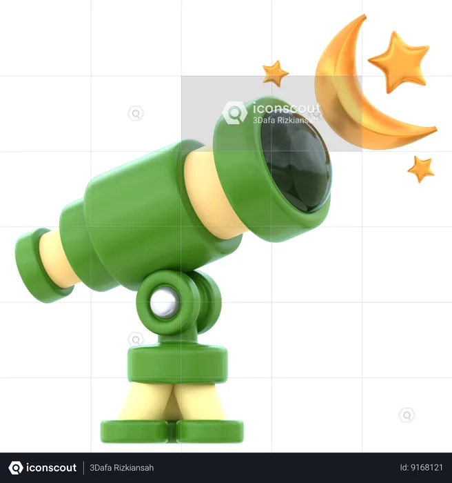 Eid Moon  3D Icon