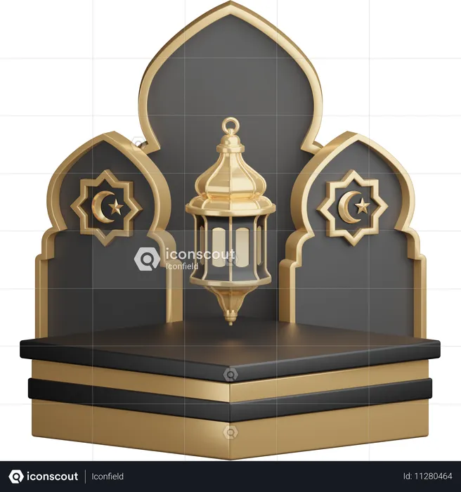 Eid Mubarak  3D Icon