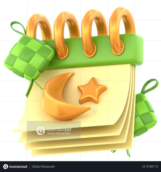 Eid Mubarak Day  3D Icon