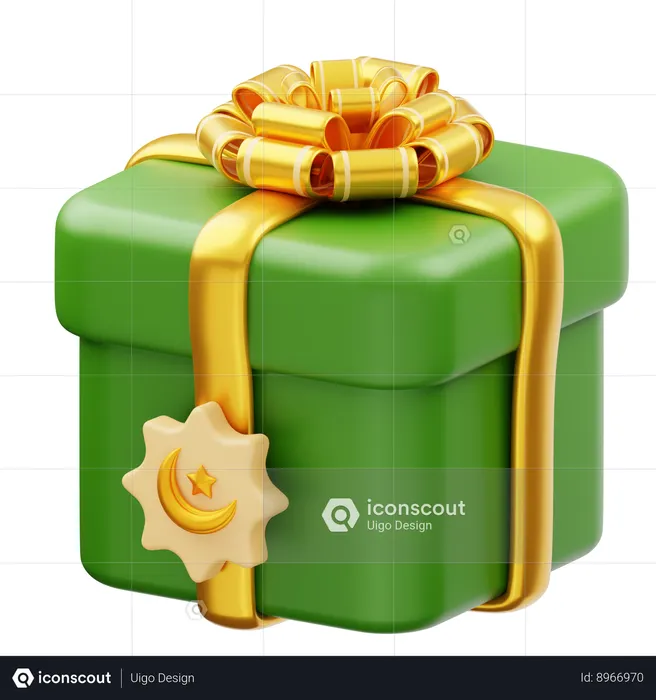 Eid Mubarak Gift  3D Icon