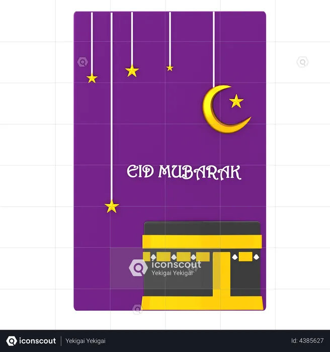 Eid-Pakete  3D Illustration